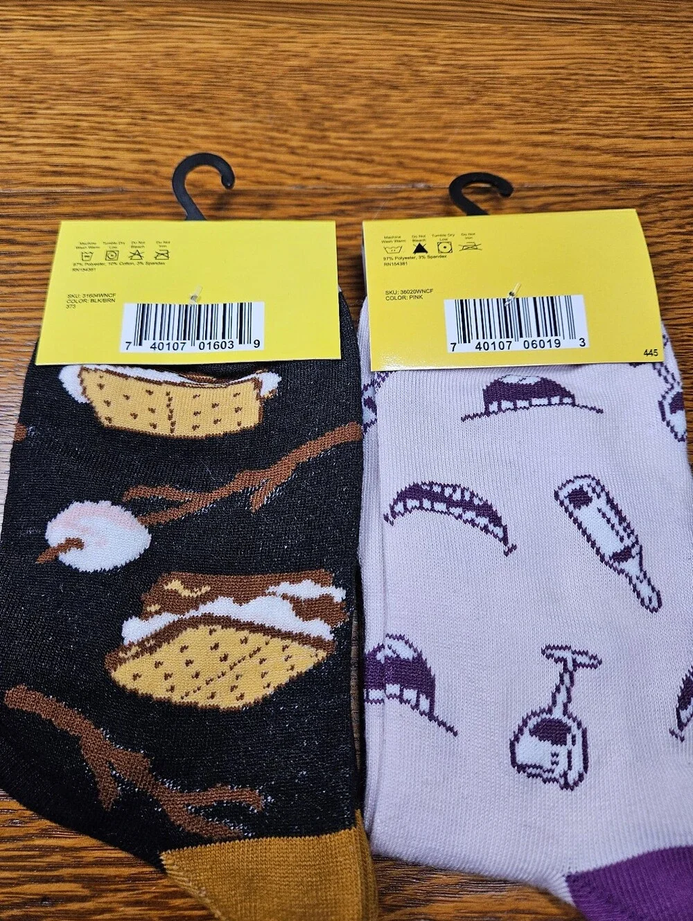 Crazy Socks Wine And Smores Bundle